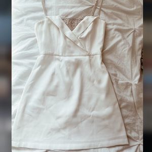 BCBG White mini dress